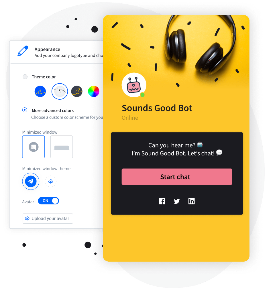 Publish a chatbot on your website